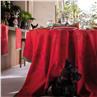 Feerie Holilday Table Linens red by Le Jacquard Francais