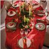 Ferrie Holiday red 69x149 Tablecloth Le Jacquard Francais