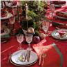 Feerie Holilday Table Linens red by Le Jacquard Francais