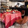 Gipsy red coated cotton Table LInens by Le Jacquard Francais