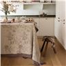Manor Lane beige Table Linens by Le Jacquard Francais