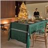 Sous les Etoiles green 69x149 Tablecloths by Le Jacquard Francais