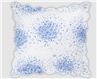 Poppy blue Quilted Standard Sham by LuLu Dk Matouk