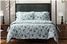 San Cristobal toile in blue by Schumacher Matouk