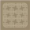 Hotel Particulier green buis Table linens by Le Jacquard Francais