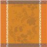 Manor Lane orange Table Linens by Le Jacquard Francais