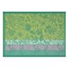 Cottage green Coated Cotton Tablecloths by Le Jacquard Francais