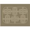 Hotel Particulier green buis Table linens by Le Jacquard Francais