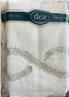 Mirea Fingertip Guest towels set of 2 in White/Colonial Grey embroidery