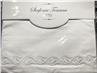 Queen Sheet Set White with embroidery