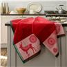Lumieres red by Le Jacquard Francais