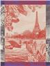 Paris sur Seine French Tea Towel by Le Jacquard Francais