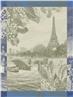 Paris sur Seine French Tea Towel by Le Jacquard Francais