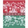 Sous les Etoiles red towel by Jacquard Francais